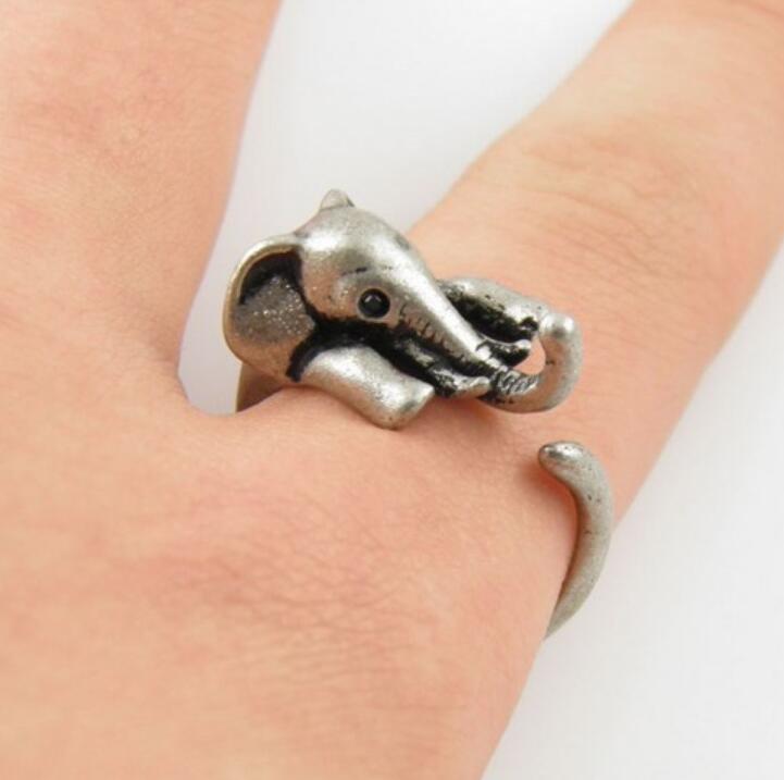 Vintage Adjustable Elephant Ring
