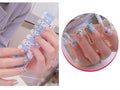 3D Bronzing Shell Nail Stickers - 20 Double Row Set