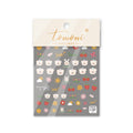 Cute 5D Adhesive Embossed Nail Art Stickers