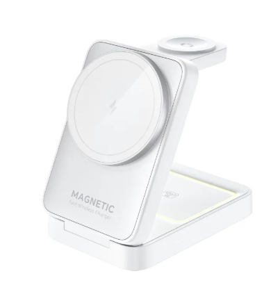 Foldable 3-in-1 Magnetic Wireless Charger