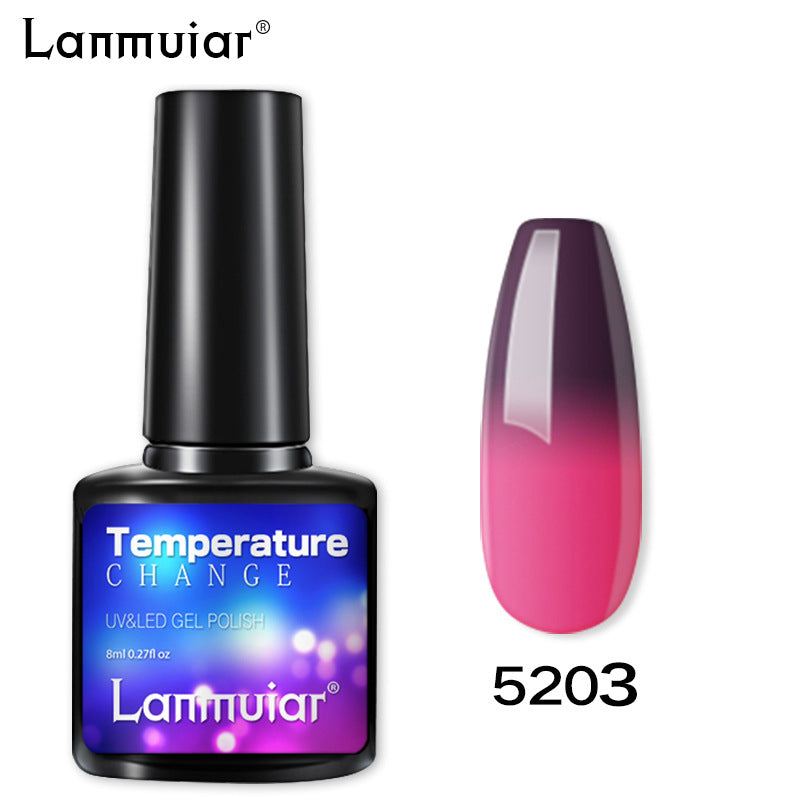 Color-Changing Gel Nail Polish - Long-Lasting UV Cure